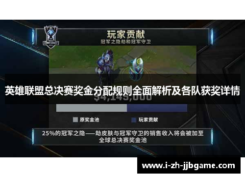 英雄联盟总决赛奖金分配规则全面解析及各队获奖详情